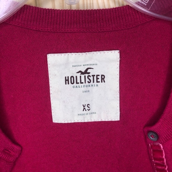 Hollister Pink Button Up Cardigan - Picture 6 of 6